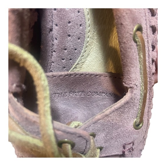 Frye Quincy woven Boat 7M mauve - Picture 3 of 10